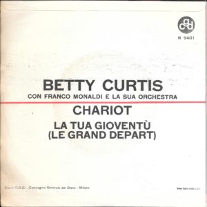 BETTY CURTIS - Chariot, La tua gioventù - 14/03/63
