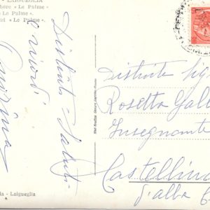 Laigueglia - ALBERGO E SPIAGGIA "LE PALME" - 1960