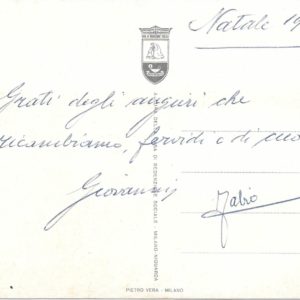 Milano - IL CAMPANILE DI SANT'AMBROGIO - Collezione di Villa Clerici - 1972