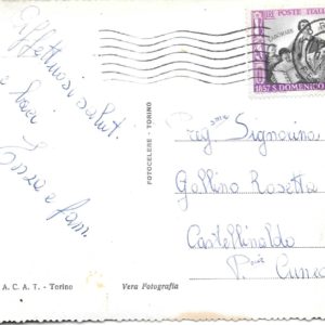 Torino - MONUMENTO GARIBALDI E CORSO CAIROLI - 07/01/58