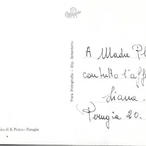 Perugia - BASILICA DI S. PIETRO - Sacra Famiglia - 20/09/53