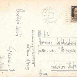 Livorno - ACCADEMIA NAVALE - 1943