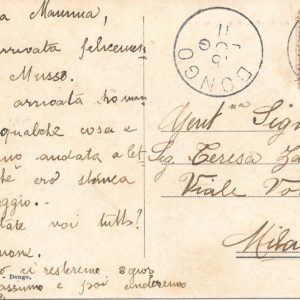 Dongo - VEDUTA DEL GIARDINO NOB. G. MANZI - 1911