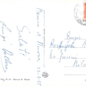 Marina di Massa - SALUTI DA MARINA DI MASSA - 1955