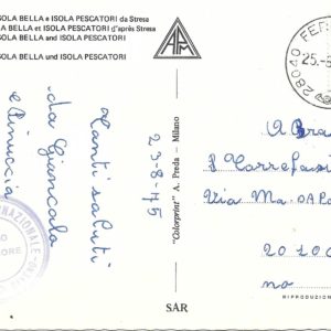 Stresa - ISOLA BELLA E ISOLA PESCATORI - 1975