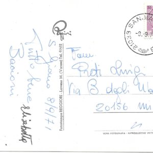 Sangiano - VILLA CERTOSINA - 08/09/71