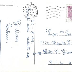 Rimini - RIVIERA ADRIATICA - 24/08/72