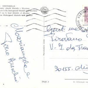 Ventimiglia - PANORAMA DA LEVANTE - MORTOLA E MENTONE - 18/08/73