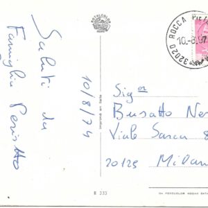 Rocca Pietore - SALUTI DAI MONTI - 10/08/74
