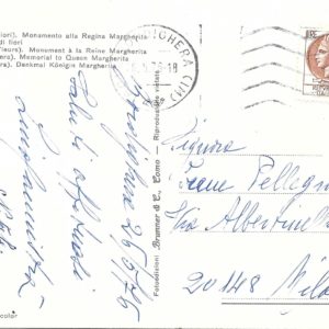 Bordighera - MONUMENTO ALLA REGINA MARGHERITA - 1976