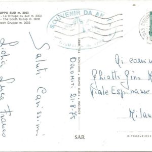 Tre Cime - GRUPPO SUD - 21/08/75