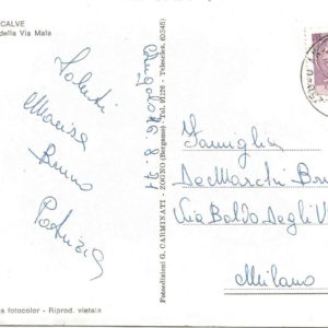 Valle di Scalve - PARTICOLARE DELLA VIA MALA - 16/08/71