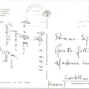 Foggia - MONUMENTO A GIORDANO - 06/08/73