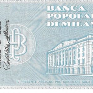UNIONE ARTIGIANI PROVINCIA DI MILANO - 50 Lire - MILANO -30/06/77