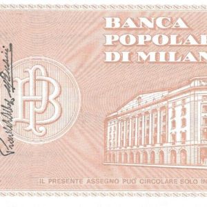 UNIONE ARTIGIANI PROVINCIA DI MILANO - 100 Lire - MILANO - 28/03/77