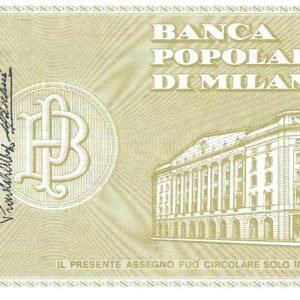 UNIONE ARTIGIANI PROVINCIA DI MILANO - 200 Lire - MILANO - 14/01/77