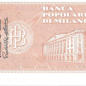 UNIONE ARTIGIANI PROVINCIA DI MILANO - 100 Lire - MILANO - 15/02/77