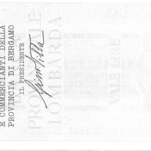 ASSOCIAZIONE ESERCENTI E COMMERCIANTI BERGAMO - 100 Lire - BERGAMO - 29/09/76