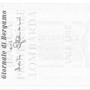 SOCIETA' EDITRICE GIORNALE DI BERGAMO - 100 Lire - BERGAMO - 18/05/77