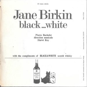 JANE BIRKIN - Black...White