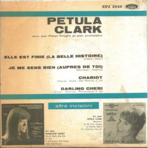 PETULA CLARK - Elle est finie, Je me sens bien, Chariot, Darling cheri - 25/09/63