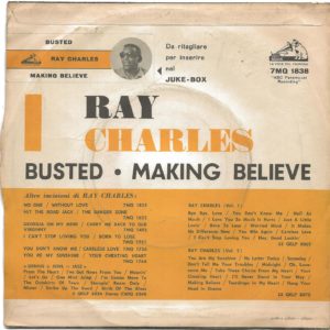 RAY CHARLES - Busted, Making believe - 23/09/63