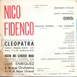 NICO FIDENCO - Cleopatra, Non mi chiedi mai