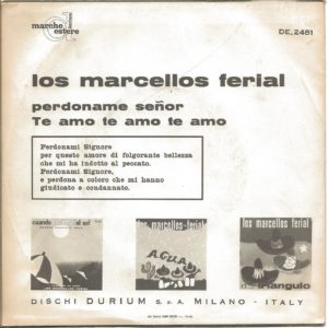 LOS MARCELLOS FERIAL - Perdoname senor, Te amo te amo te amo