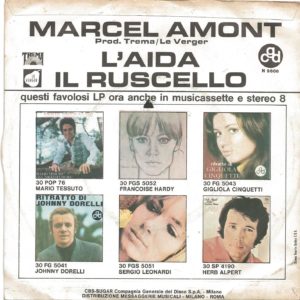 MARCEL AMONT - L'Aida, il ruscello - 1970