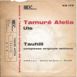 TAUHITI - Tamurè afetia, Ute