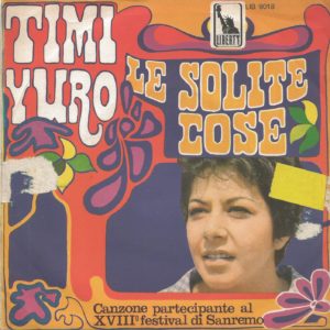 TIMI YURO - Le solite cose, I apologize