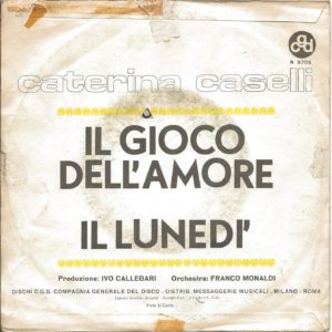 CATERINA CASELLI - Il gioco dell'amore, Il lunedì - 23/01/69