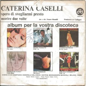 CATERINA CASELLI - Spero di svegliarmi presto, Morire due volte - 31/03/70