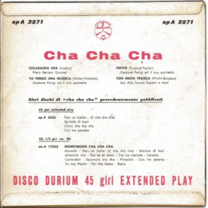 CHA CHA CHA - Cucaracha cha, Yo tengo una muneca, Pepito, Too much tequila