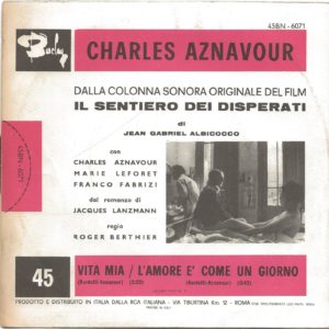 CHARLES AZNAVOUR - L'amore è come un giorno, Vita mia