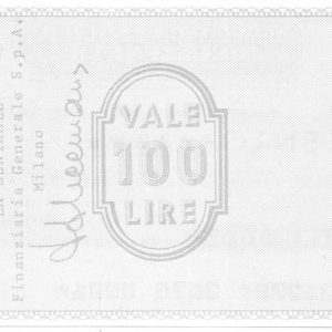 LA CENTRALE FINANZIARIA GENERALE - 100 Lire - TRIESTE - 29/12/76