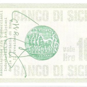 ASSOCIAZIONE TRA COMMERCIANTI, INDUSTRIALI E ARTIGIANI  - Lire 100 - ENNA - 25/10/76
