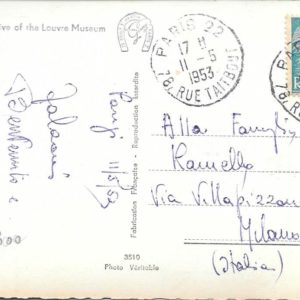 PARIGI - Perspective ser le Louvre - 11/05/53
