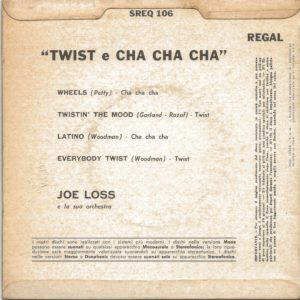 JOE LOSS - Wheels, Twistin' the mood, Latino,Everybody twist - 25/01/62