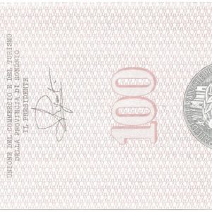 UNIONE COMMERCIO E TURISMO - Lire 100 - SONDRIO - 27/10/76