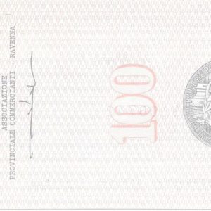 ASSOCIAZIONE PROVINCIALE COMMERCIANTI - Lire 100 - RAVENNA - 22/11/76