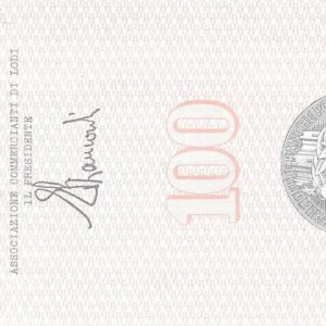 ASSOCIAZIONE COMMERCIANTI - Lire 100 - LODI - 13/12/76