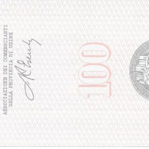 ASSOCIAZIONE COMMERCIANTI - Lire 100 - UDINE - 13/12/76