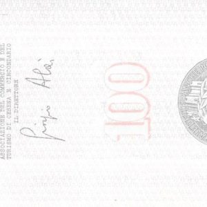 ASSOCIAZIONE COMMERCIO E TURISMO PROV. CESENA - Lire 100 - CESENA - 05/01/77