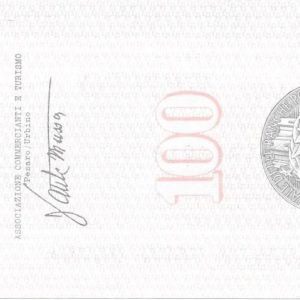 ASSOCIAZIONE COMMERCIANTI E TURISMO PESARO URBINO - Lire 100 - PESARO - 05/01/77