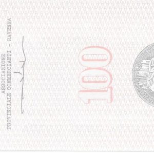 ASSOCIAZIONE PROVINCIALE COMMERCIANTI - Lire 100 - RAVENNA - 17/01/77