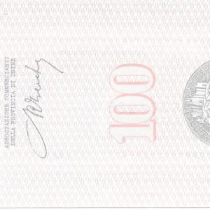 ASSOCIAZIONE PROVINCIALE PROV. UDINE - Lire 100 - UDINE - 17/01/77