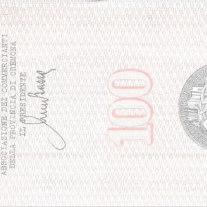 ASSOCIAZIONE COMMERCIANTI - Lire 100 - CREMONA - 20/05/77