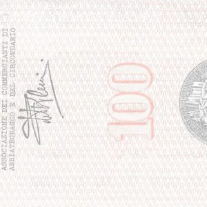 ASSOCIAZIONE COMMERCIANTI - Lire 100 - ABBIATEGRASSO - 27/06/77