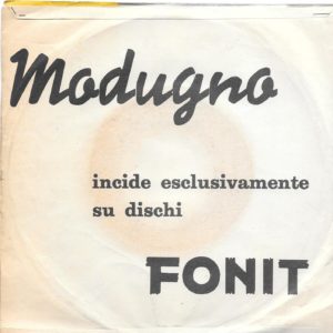 DOMENICO MODUGNO - Mafia, Giovane amore - 23/02/61
